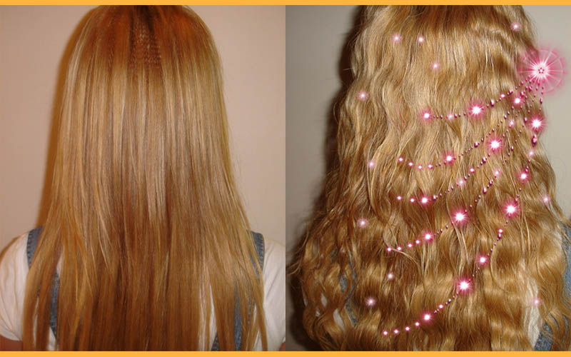 Карвинг волос до и после
